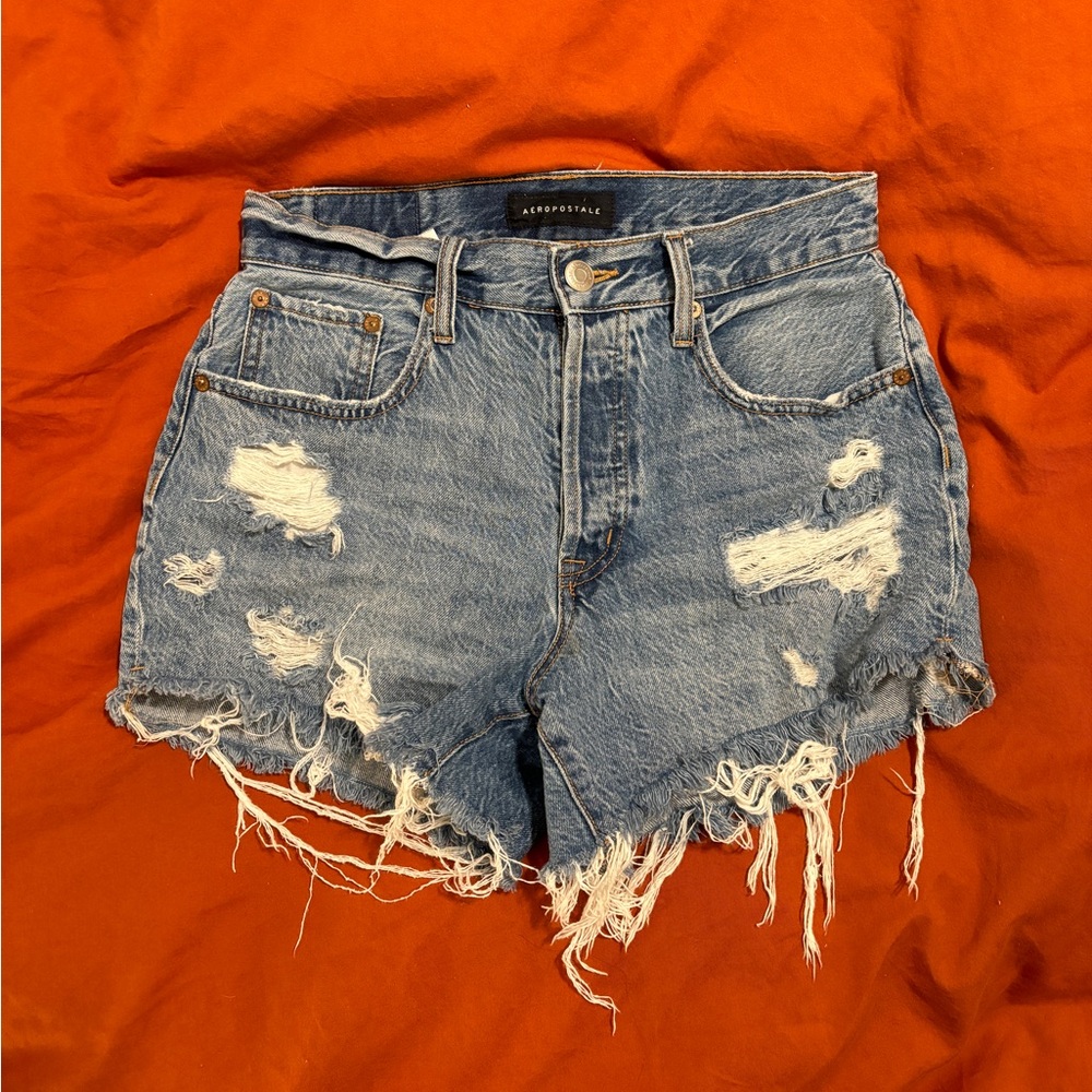 High waisted Aeropostale Jean Shorts